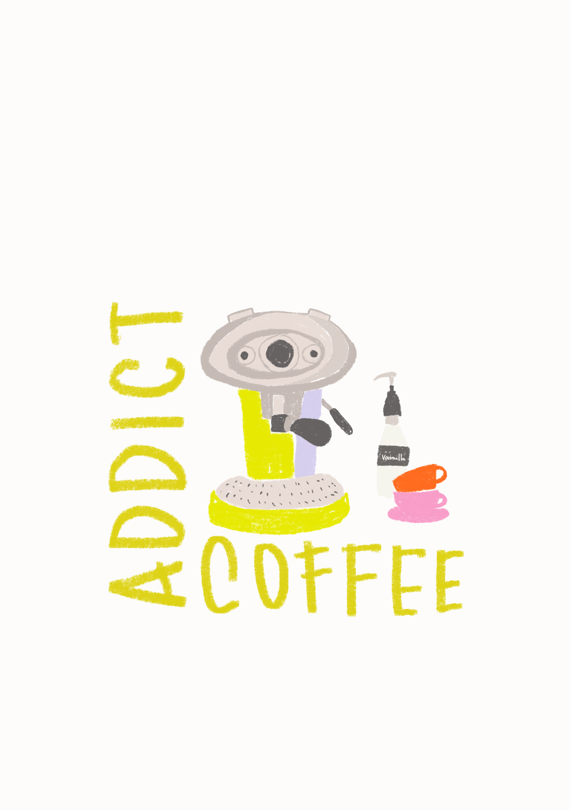 Lámina COFFEE ADDICT