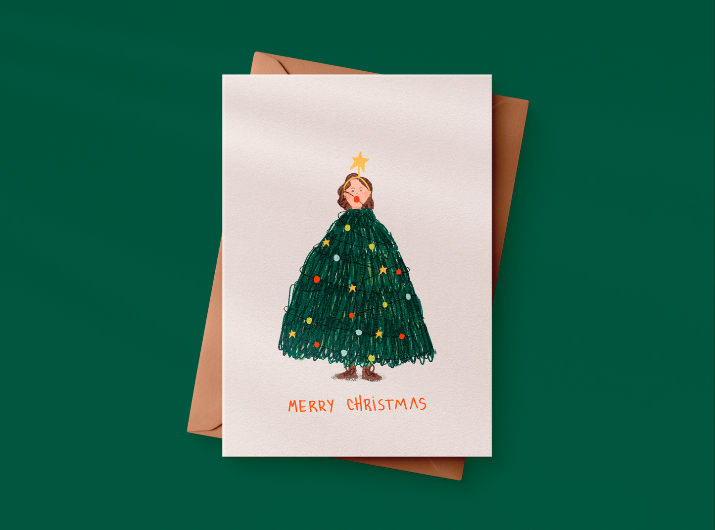 Tarjeta "Merry Christmas"