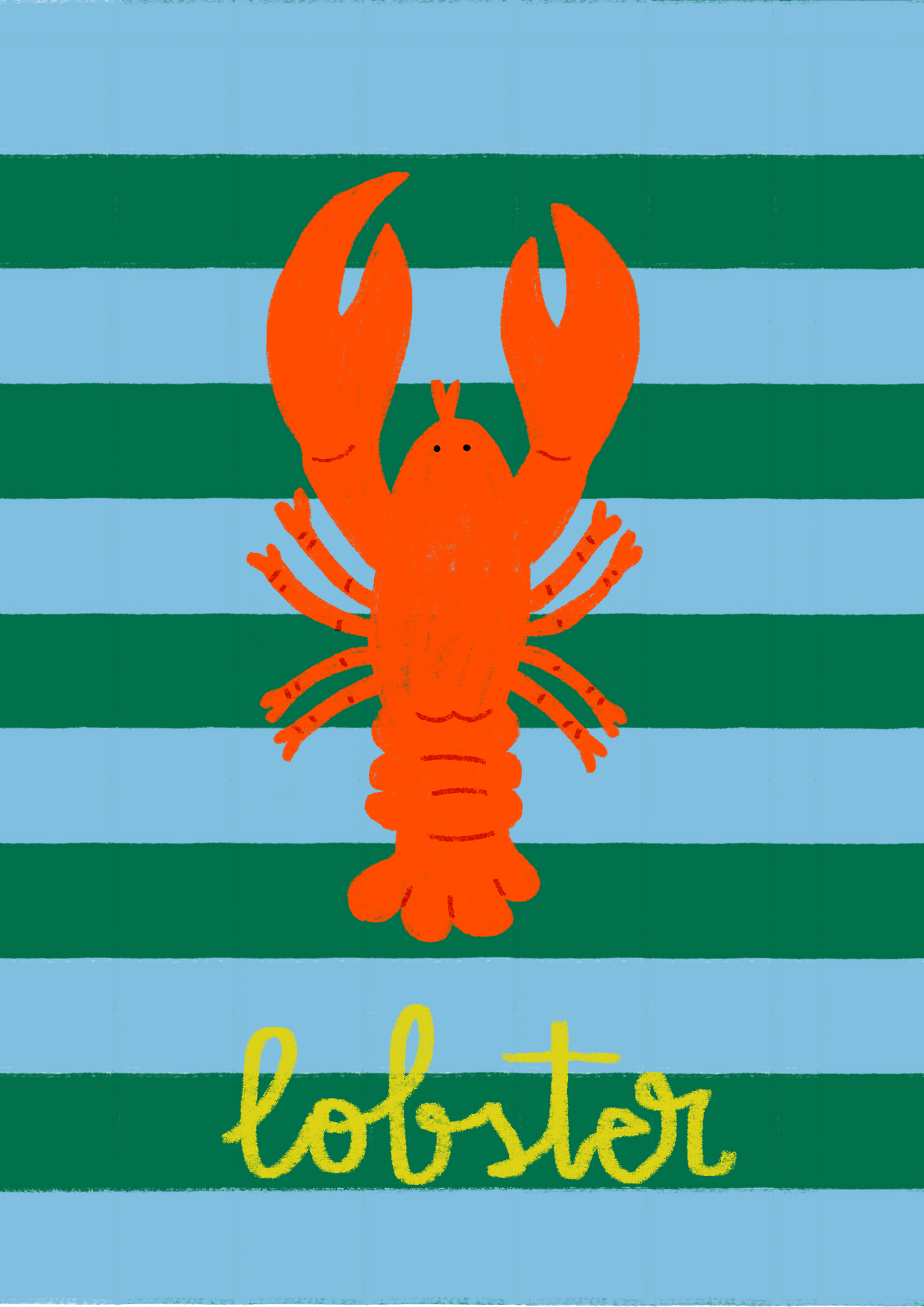 Lámina ilustrada LOBSTER